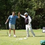 Golfers High Five